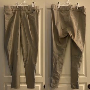 Kerrits - Affinity Ice Fil Knee Patch Breech - Sand - XL - Show Breeches